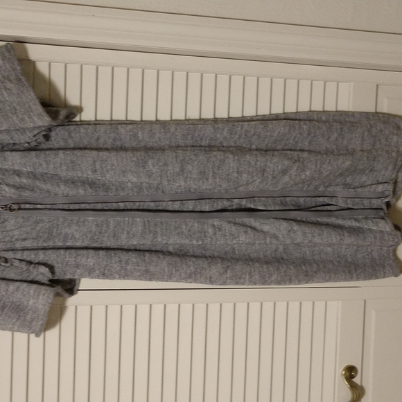 *Host Pick* Moth Anthropologie Soft As Feathers Gray Knit Dress Size Large - Picture 12 of 13